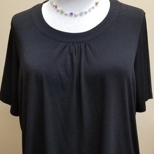 💙  Tan Jay Black Slinky Top